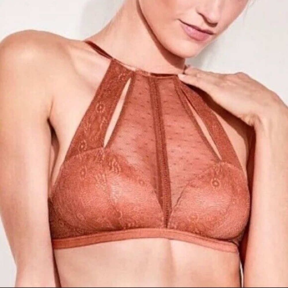Victoria's Secret Burnt Orange Very sexy lace Bralette